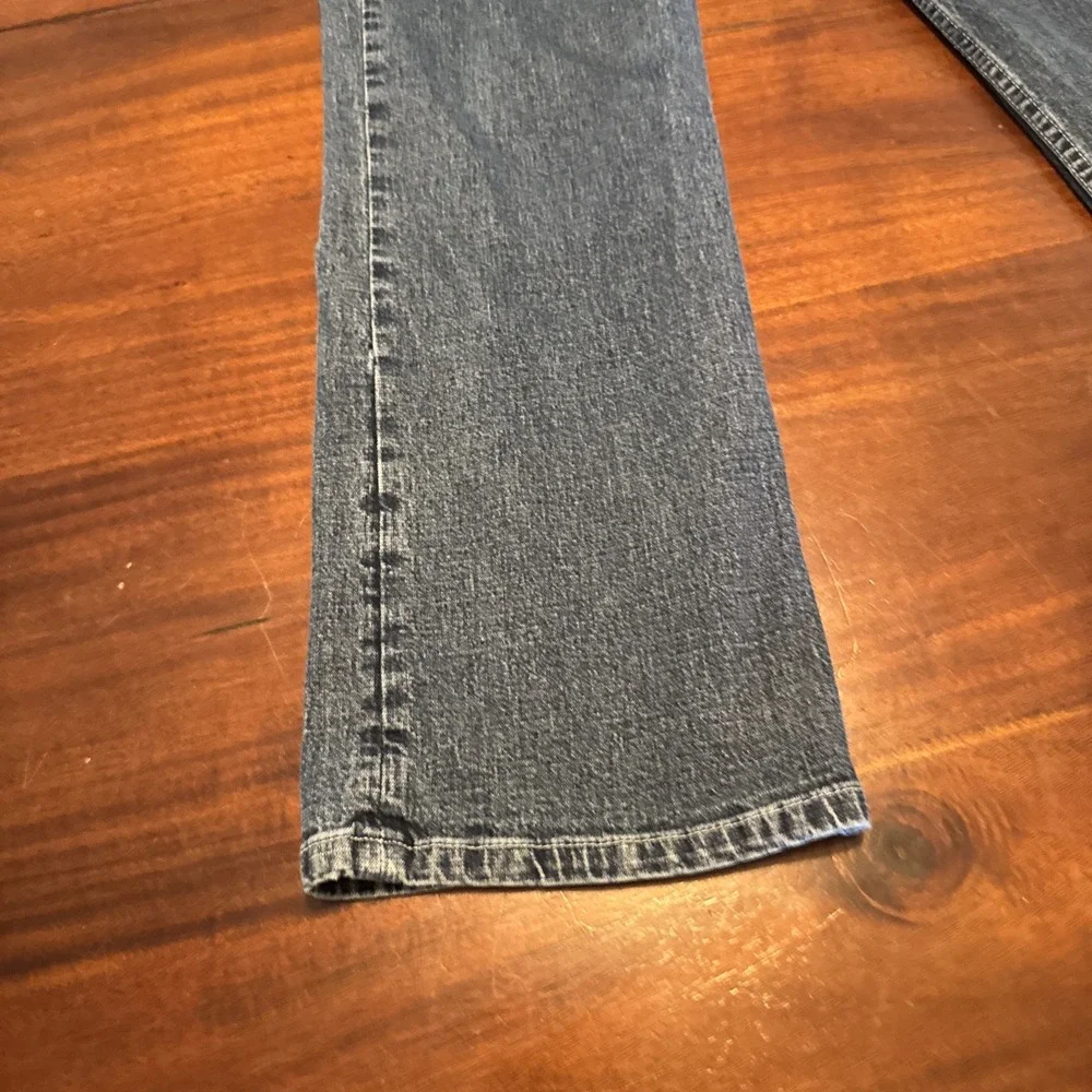 Mossimo‎ Women's Stretch Blue Jeans Size 15 Mid Rise Bootcut Made in Mexico